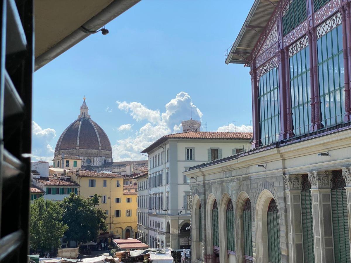 Overlooking'S Duomo Apartment In Mercato Centrale Floransa Dış mekan fotoğraf